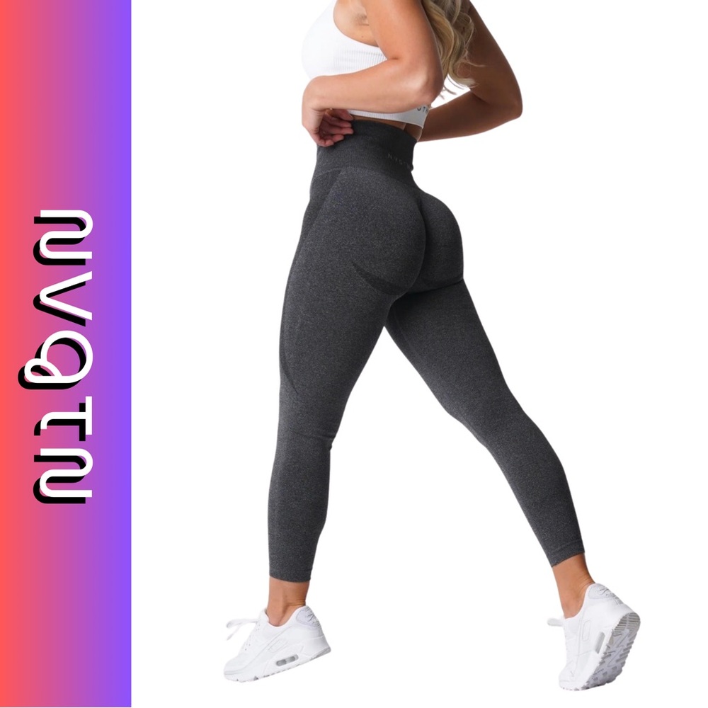 NVGTN Black Speckled Contour Seamless Leggings